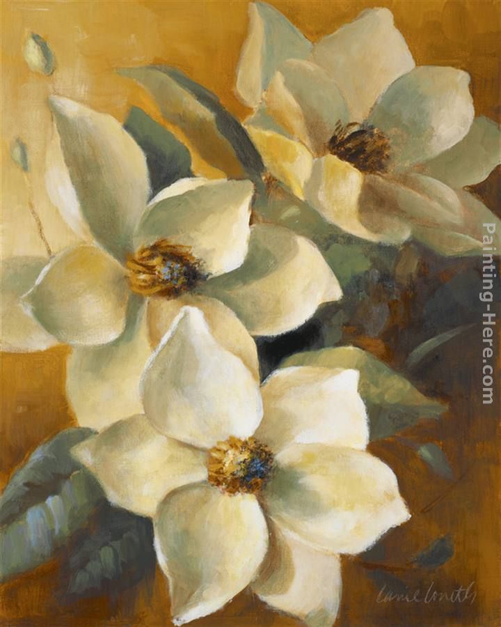 Magnolias Aglow at Sunset II painting - Lanie Loreth Magnolias Aglow at Sunset II art painting